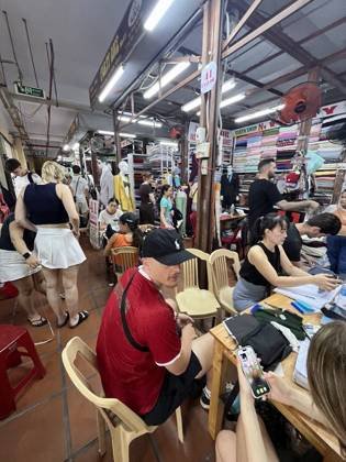Clothes made at 41 Tailor Hoi An Cloth Market, photo by a customer (jessica benjamin)