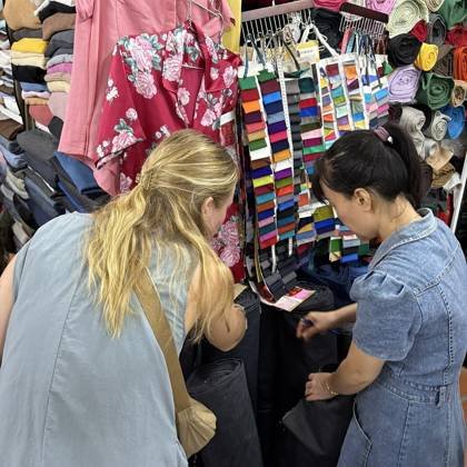 Clothes made at 41 Tailor Hoi An Cloth Market, photo by a customer (Salomé Castel)