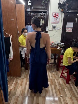 Clothes made at 45 Thu Tailor, photo by a customer (Rachel Caldwell)