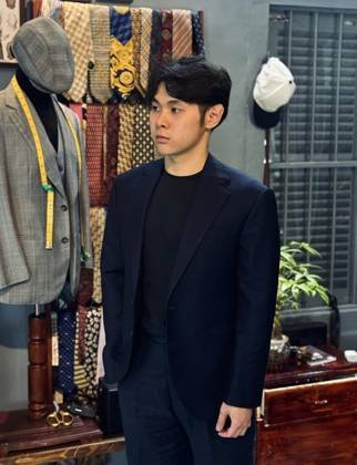 Clothes made at Allan Tailor, photo by a customer (Kỳ Truong)