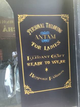 Clothes made at An Tam Ladies Tailor, photo by a customer (Peter Fairbanks)