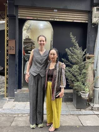 Clothes made at An Tam Ladies Tailor, photo by a customer (Louisa Connolly)
