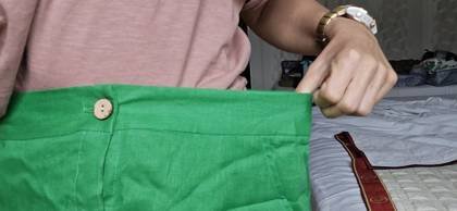 Clothes made at Anh Silk Shop, photo by a customer (nazha hayes)