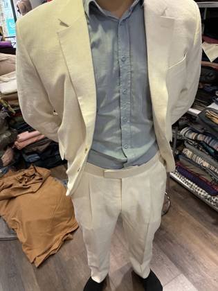 Clothes made at Anh Village Silk, photo by a customer (Gabi)