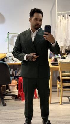 Clothes made at August Tailor, photo by a customer (Daz Mathew)