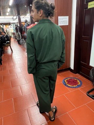 Clothes made at Ba Ri Tailor, photo by a customer (Guillermo Vidal)