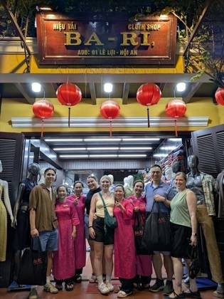 Clothes made at Ba Ri Tailor, photo by a customer (John Doan)