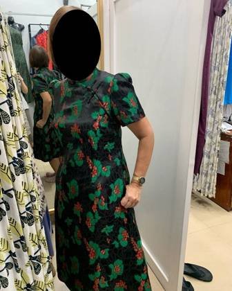 Clothes made at Bambou Silk Tailors, photo by a customer (Grace)