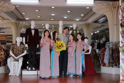 Clothes made at BeBe Tailor, photo by a customer (Sweeney Preston)