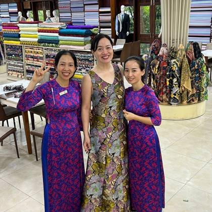 Clothes made at BeBe Tailor, photo by a customer (Manuel San Diego)
