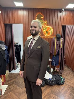 Clothes made at Best Tailor in Hanoi, photo by a customer (Samuel Vančo)