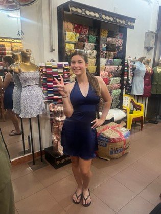 Clothes made at Bigo The Tailor, photo by a customer (Sue Christie-Johnston)