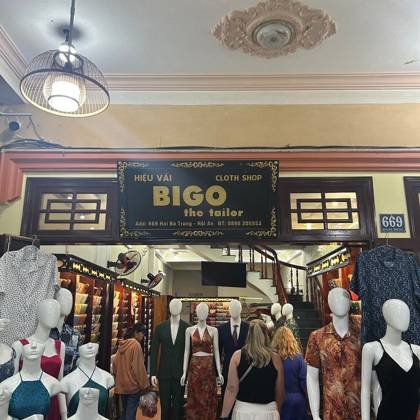 Clothes made at Bigo The Tailor, photo by a customer (Ian H)