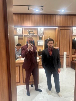 Clothes made at Binh Tailor, photo by a customer (James Fox)