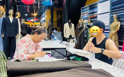 Clothes made at Blue Chic Tailor Hoi An, photo by a customer (Llayd Asim)