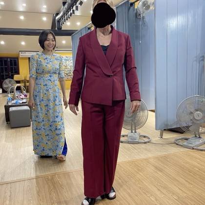 Clothes made at Blue Chic Tailor Hoi An, photo by a customer (Ilana K)