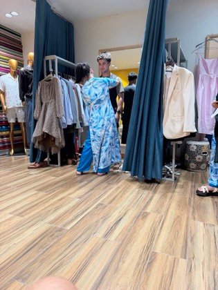Clothes made at Blue Eye Tailor, photo by a customer (Cameron Taleghani)