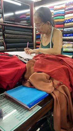 Clothes made at CamLy Tailor Hoi An, photo by a customer (shani bar)