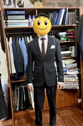 Clothes made at CaoAnh tailor, photo by a customer (symon ke)
