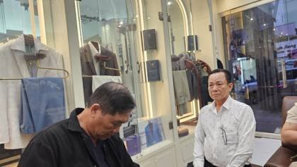 Clothes made at CHUONGTAILOR May Vest Sài Gòn-409 Nguyễn Đình Chiểu Q3, photo by a customer (Diem Pham)