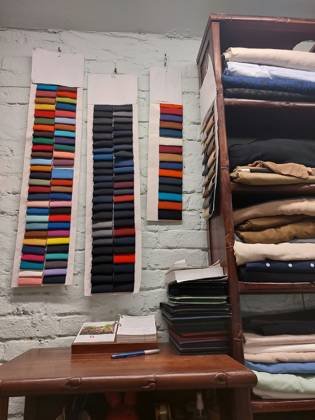 Clothes made at Co Tailor, photo by a customer (Joey Roo)