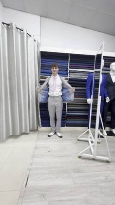 Clothes made at Corner Tailors, photo by a customer (Ollie Boon)