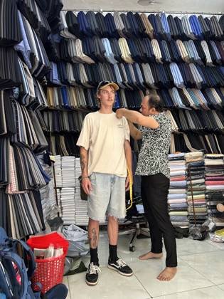 Clothes made at Cửa hàng Thái Taloring One Day, photo by a customer (LIam M)