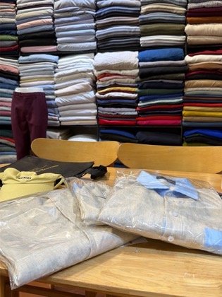 Clothes made at Custom Tailory Hoi An, photo by a customer (Mafalda Madeira)