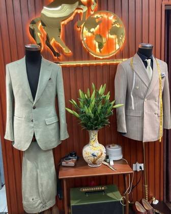 Clothes made at Danva Bespoke Suit Tailor Shop, photo by a customer (Adrian G)