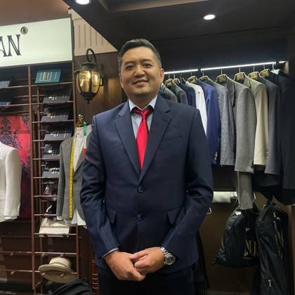 Clothes made at DUAN Tailor, photo by a customer (Go57660762231)