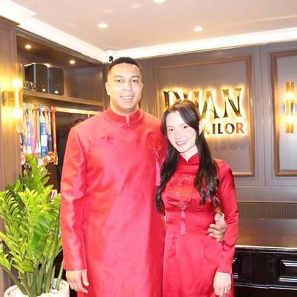 Clothes made at DUAN Tailor, photo by a customer (Trae C)