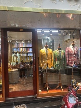 Clothes made at Duc Nhan Tailor, photo by a customer (Dylan Young)