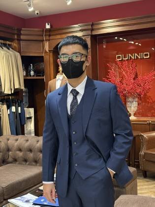 Clothes made at Dunnio by Duy Nguyen, photo by a customer (Huy Tran)