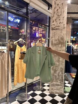 Clothes made at Ếch Ộp Store, photo by a customer (Huyền Th)
