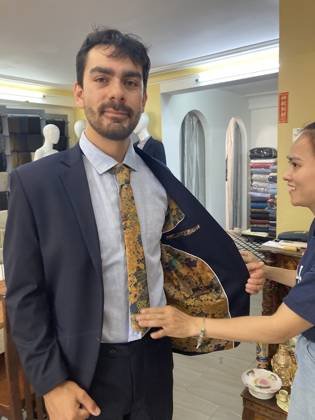 Clothes made at Eli Clothshop, photo by a customer (Oriana LoCicero)