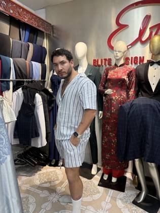 Clothes made at Elite Tailor, photo by a customer (Alejandro Silva)