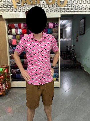 Clothes made at Faifoo tailor, photo by a customer (Maria Laposata)