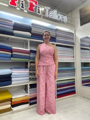 Clothes made at FiFi Tailors, photo by a customer (Alisha Conlin-Hurd)