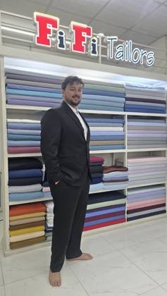 Clothes made at FiFi Tailors, photo by a customer (Christal Falemana)