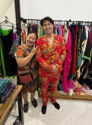 Clothes made at Fit & Fashion Tailors, photo by a customer (Des)