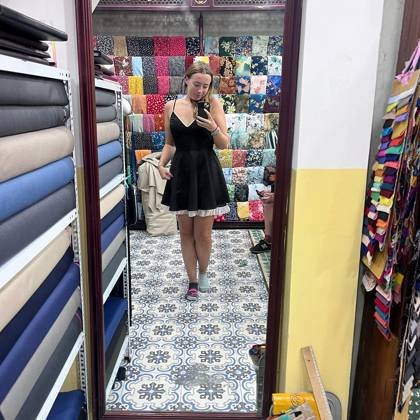 Clothes made at Golden Silk Tailor Hoi An, photo by a customer (Alexandra L)