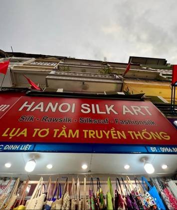 Clothes made at Hanoi Silk Art, photo by a customer (• C̶H̶A̶T̶Y̶ •)