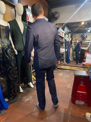 Clothes made at HAY HAY (Custom Tailoring), photo by a customer (Constanza Adrián Díaz)