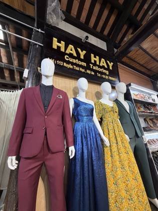 Clothes made at HAY HAY (Custom Tailoring), photo by a customer (Joelle Boutin)