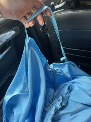 Clothes made at HC Hien Cao, photo by a customer (Mackenzie Capella)
