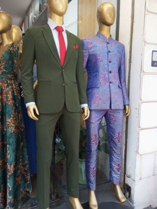 Clothes made at Heritage Tailor, photo by a customer (Emmeline Rapp)
