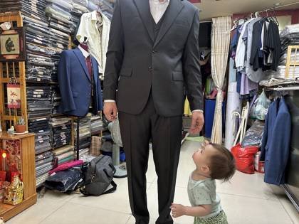 Clothes made at Hong Quang Tailor, photo by a customer (Jenny Morgan)