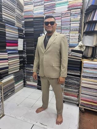 Clothes made at Huong Dao Tailor, photo by a customer (Jonas Armada)