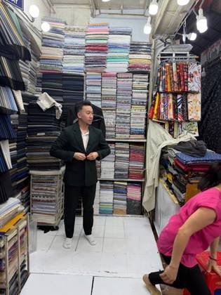 Clothes made at Huong Dao Tailor, photo by a customer (Brian S)