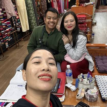 Clothes made at I Choose Tailor, photo by a customer (Wanrapbor K)